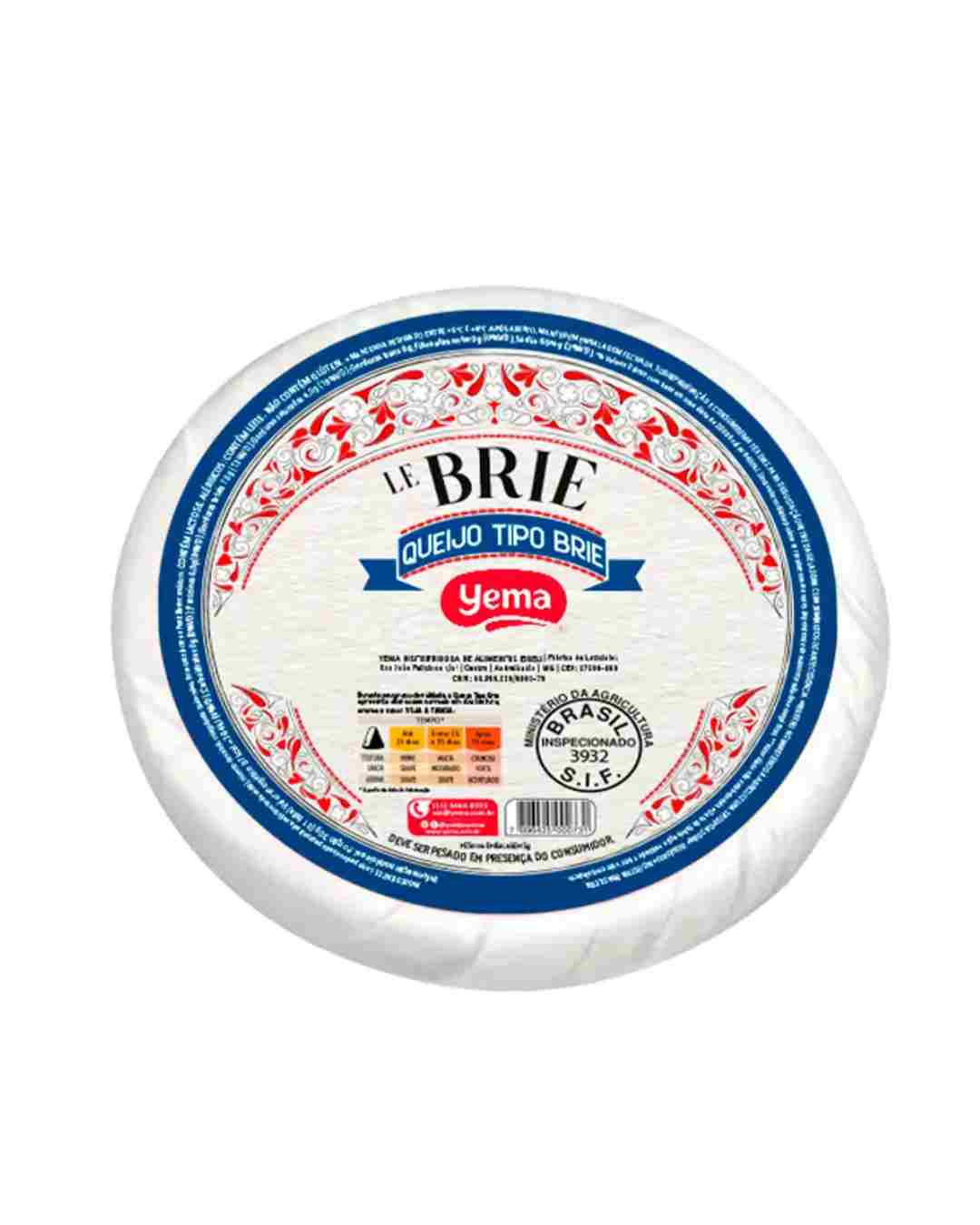 Queijo Brie Pç Yema 1kg